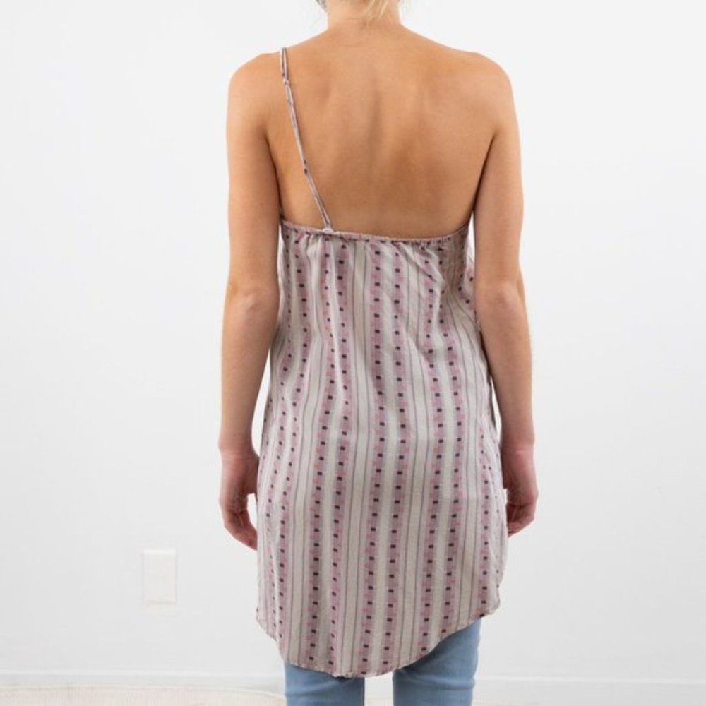 Anthropologie S Silk Striped Party Top Purple Geren Ford - Picture 6 of 7